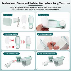 Коректор великого пальця стопи Ортопедичний з силіконовою подушечкою synthetic.ua - Фото 1