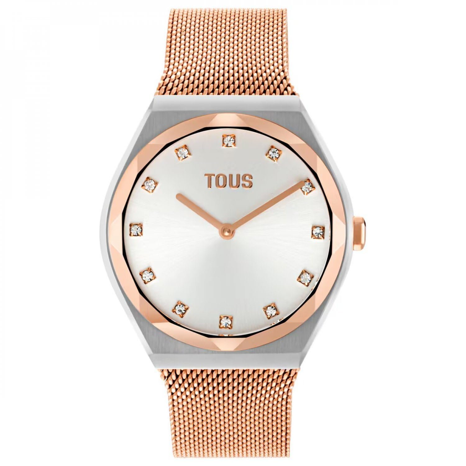 Годинник TOUS Karat Round Mesh 3000139900 Сталь, рожевий, Класичний, фото №1