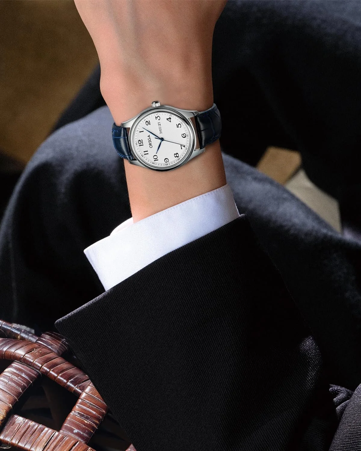 Часы CIVO Аналоговые с кожаным ремешком Дата Водонепроницаемые Кварцевые Мужские 40 мм, фото №3 Часы CIVO Аналоговые с кожаным ремешком Дата Водонепроницаемые Кварцевые Мужские 40 мм, фото №3