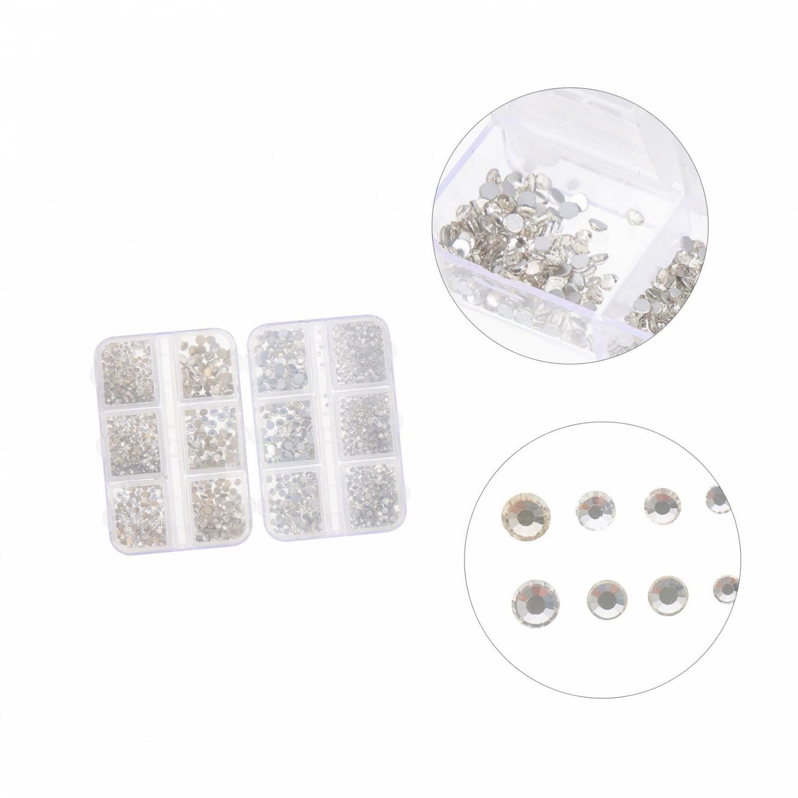 Стразы для ногтей MERRYHAPY в коробках, серебряная и золотая основа для дизайна ногтей, фото №6