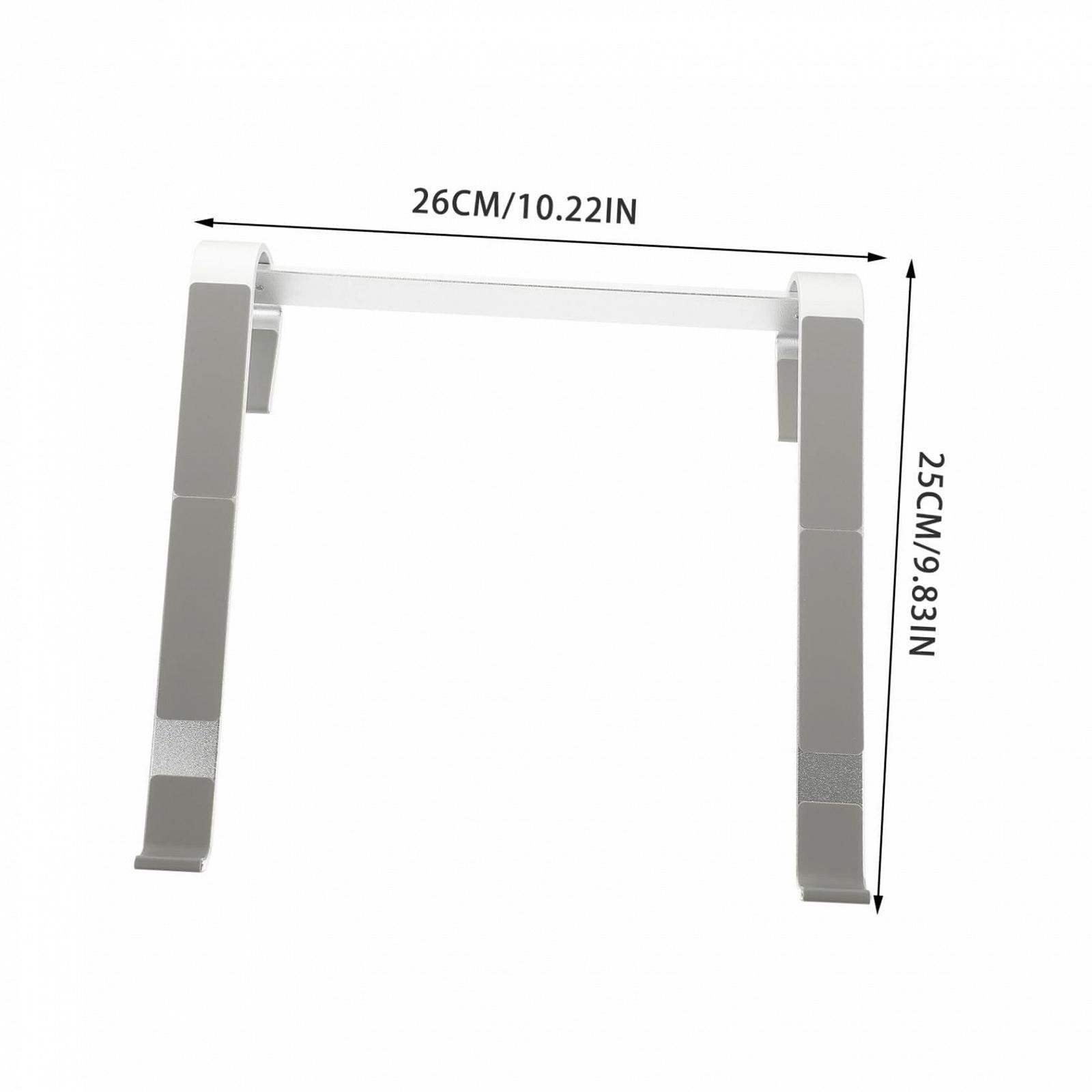 Підставка для ноутбука алюмінієва з регульованою висотою, складаний, фото №4 Підставка для ноутбука алюмінієва з регульованою висотою, складаний, фото №4