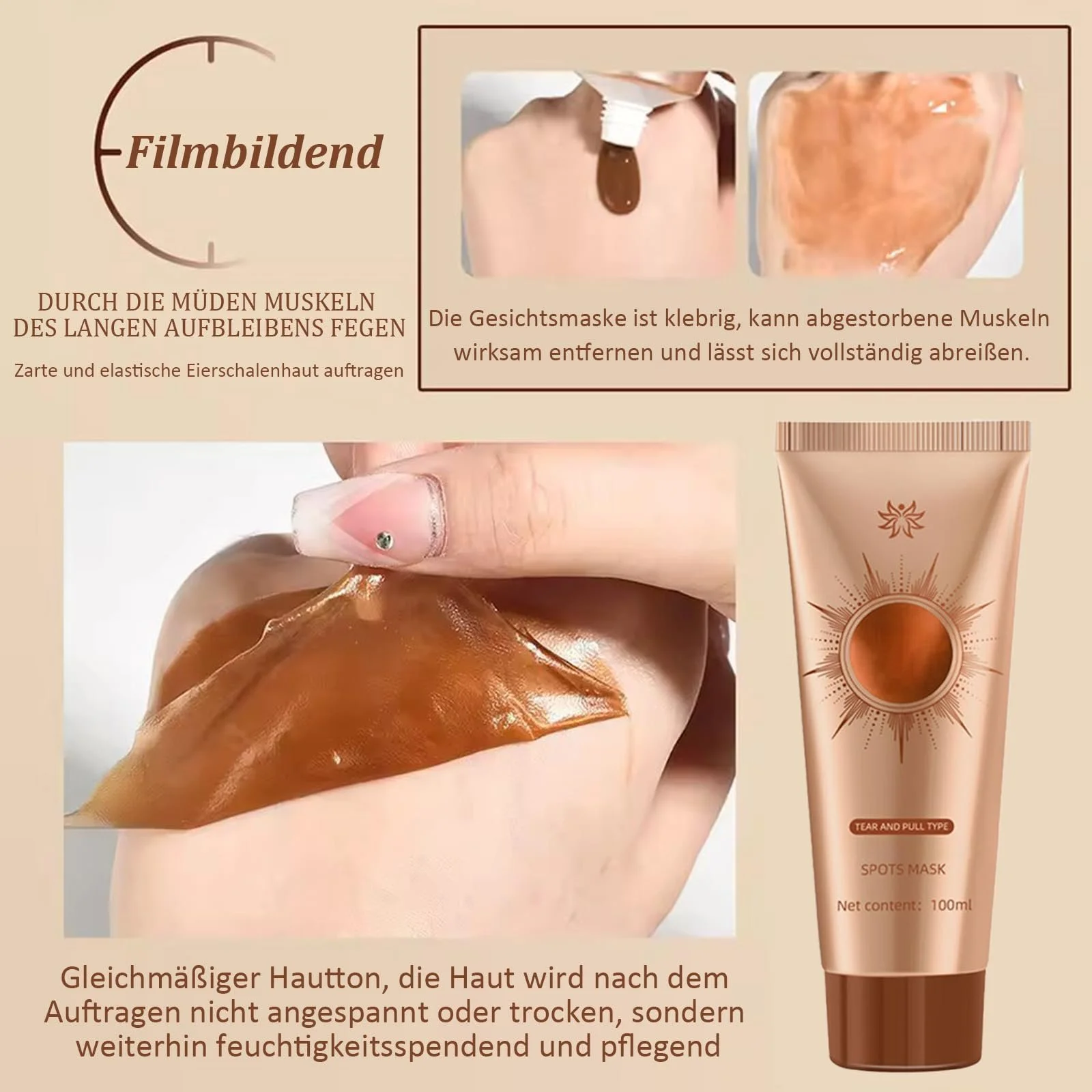 Маска для обличчя плівкова для зменшення пігментних плям, фото №4