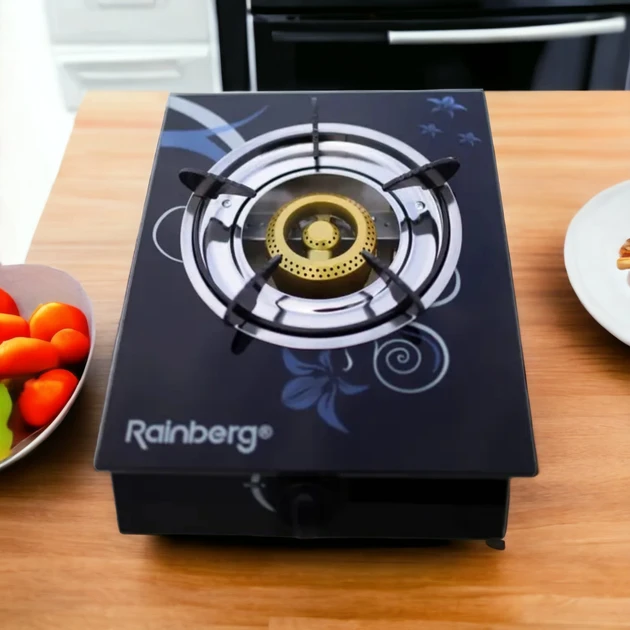 Газовая плита таганок Rainberg RB-2230 на 1 конфорку в стиле High-tech, фото №4