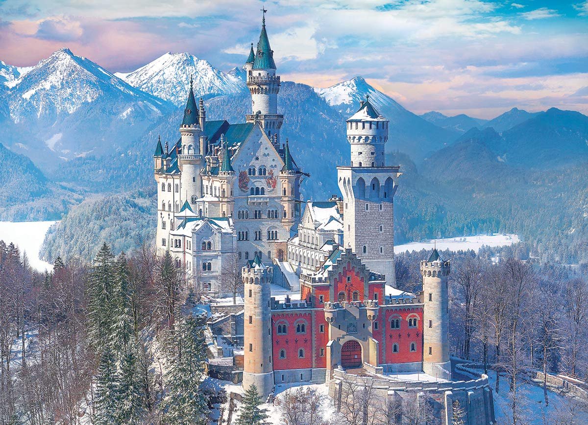 Пазл EuroGraphics 6000-5419 Neuschwanstein Castle in Winter, фото №2