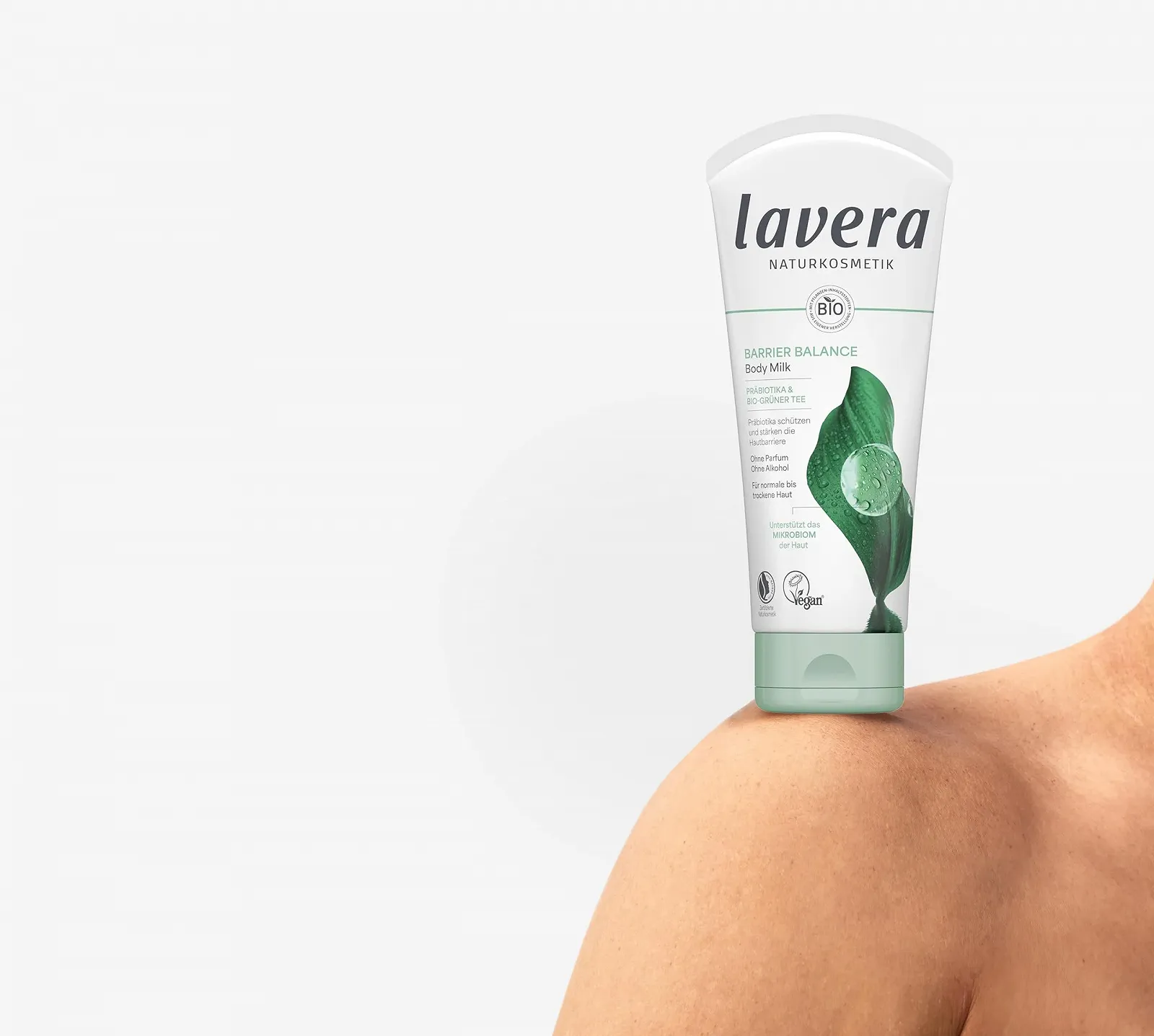 Молочко для тіла lavera Barrier Balance Зміцнює шкірний бар'єр Зволожуючий Пребіотики Веган Натуральна косметика 200 мл, фото №5