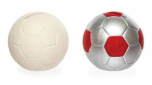 Копилка Baker Ross Football AR425 керамическая для росписи 2 шт. 8.5 см - Фото 1