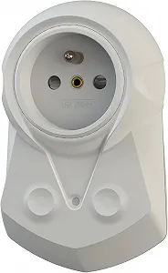 Адаптер Ehmann 0463x0200 / Устранение помех (ЭМП) / 230В / 3680Вт / 1 розетка / Защита от перенапряжения / Белый - Фото 1