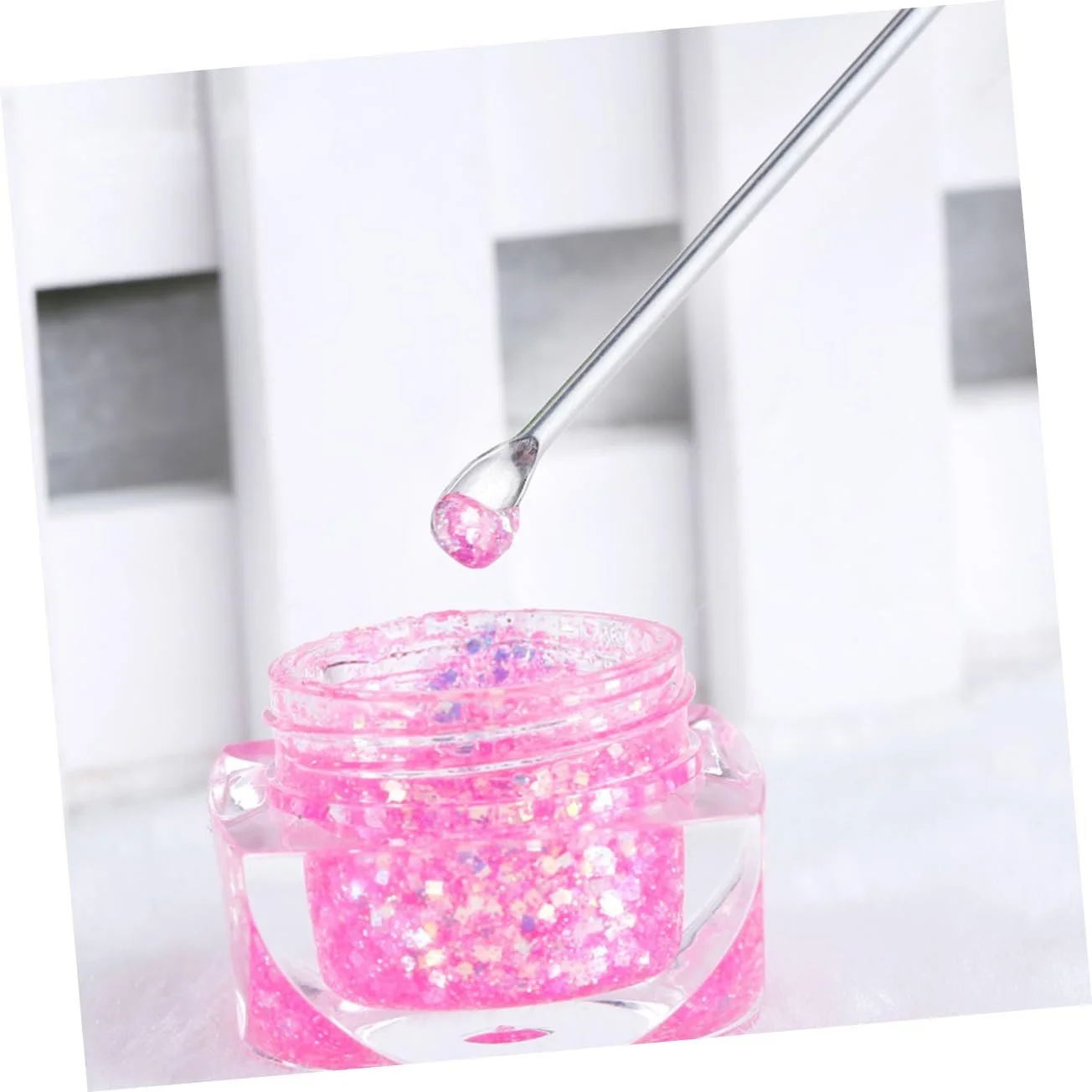 Палочка для размешивания Healvian Colour Rubber Набор для ногтей Палочка для размешивания ногтей Держатель для лака для ногтей Ювелирные изделия Стразы Триммер для ногтей на ногах Пигментная палочка для размешивания Ложка для смешивания Сделано из смолы Форма Клей Многоразовый, фото №7