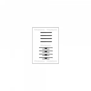 Комплект принадлежностей, тормозные колодки TRISCAN 8105 241309 для переднего моста - Фото 1