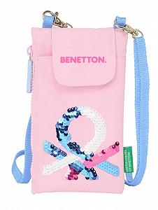 Кошелек Benetton Стандартный кошелек для мобильного телефона Розовый - Фото 1