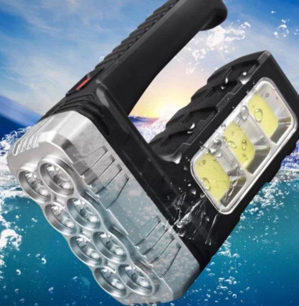 Фонарик ручної акумуляторної батареї на сонячній батареї Dual Light Solar Lantern 7702-A з функцією Power Bank, фото №3