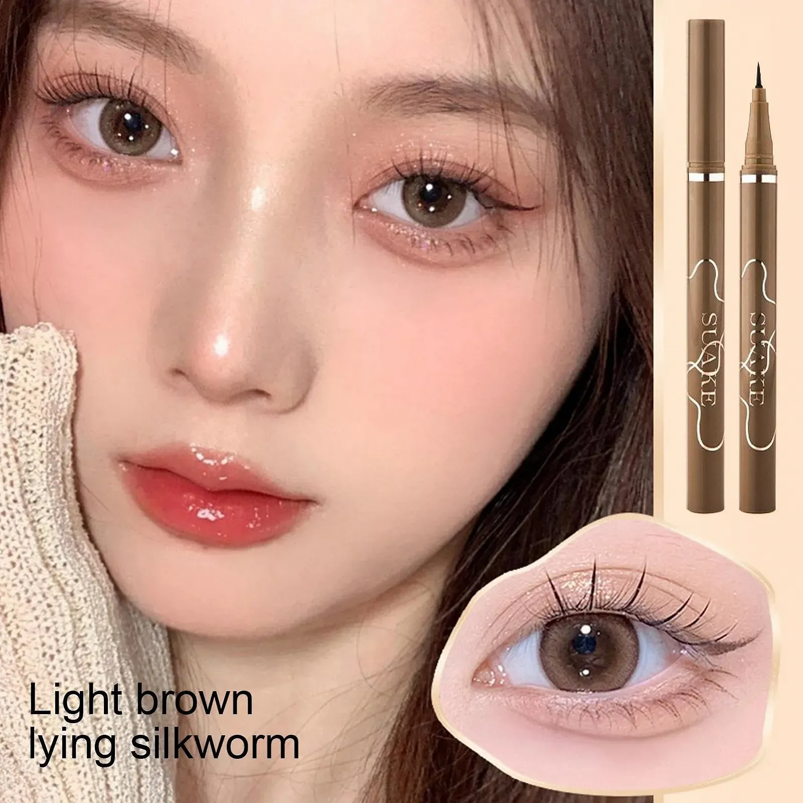 Підводка Tsuchiya, водостійка, чорна, рідка, з точним кінчиком, ультра шовковиста, швидковисихаюча, фото №3