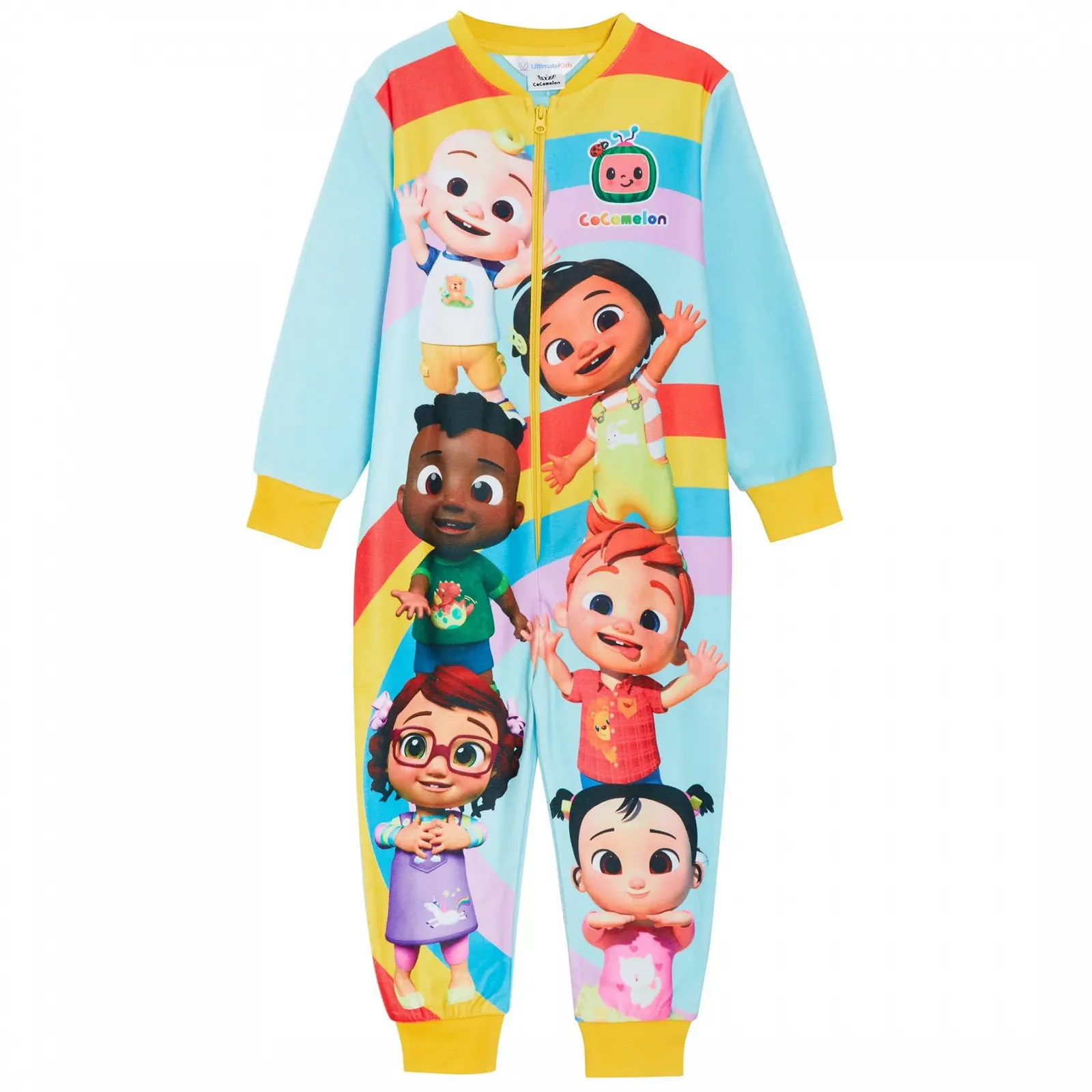 Дитячий комбінезон CoComelon, флісова піжама, блискавка, унісекс, фото №1 Дитячий комбінезон CoComelon, флісова піжама, блискавка, унісекс, фото №1