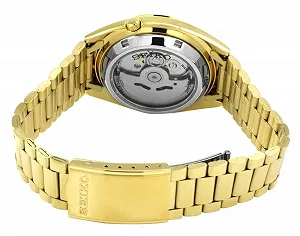 Мужские Автоматические Аналоговые Часы Seiko с Ремешком из Нержавеющей Стали synthetic.ua - Фото 1