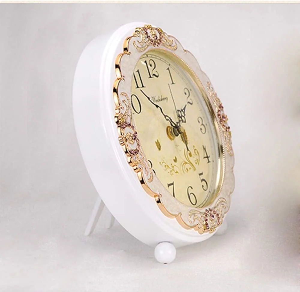 Настольные часы в винтажном стиле Justup, ретро, бесшумный кварцевый механизм, фото №6 Настольные часы в винтажном стиле Justup, ретро, бесшумный кварцевый механизм, фото №6