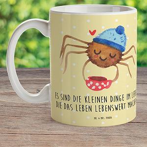 Детская кружка Mr. & Mrs. Panda Паук Агата Кофе synthetic.ua - Фото 1