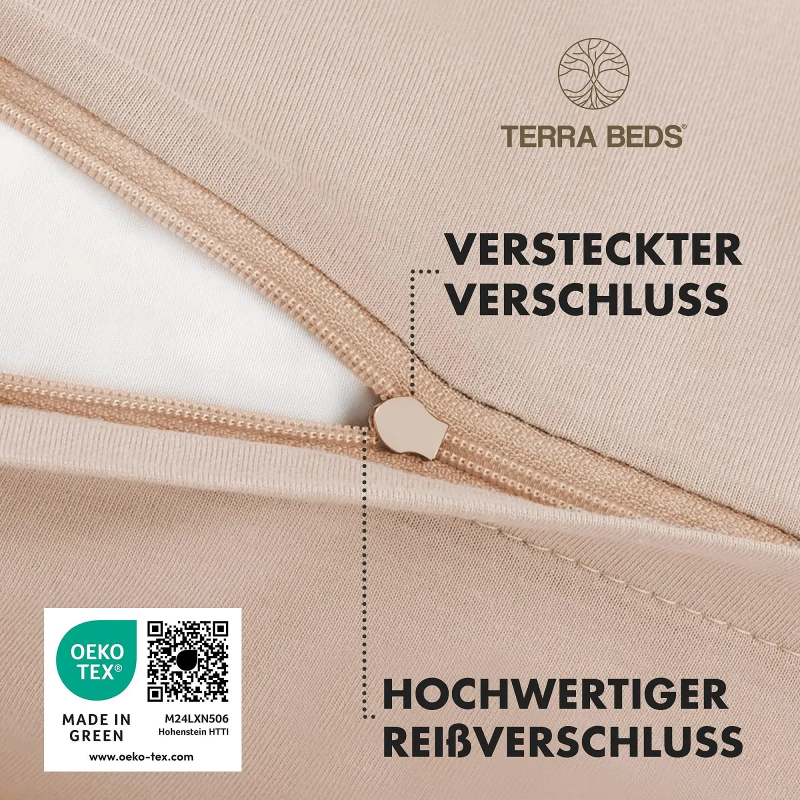 Наволочка Terra Beds 40 x 80 см (Набір 2 шт), Бавовняний трикотаж 160 г/м
, Бежевий, фото №4 Наволочка Terra Beds 40 x 80 см (Набір 2 шт), Бавовняний трикотаж 160 г/м
, Бежевий, фото №4