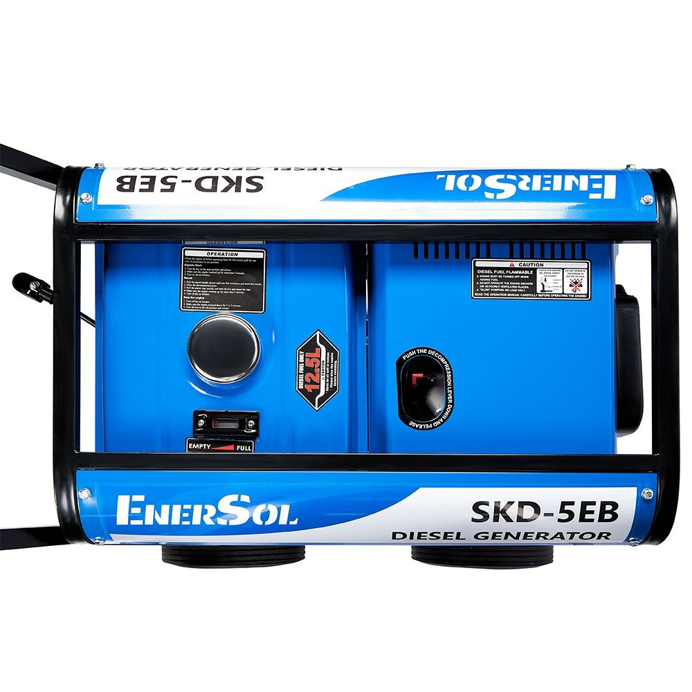 Kit Energy Генератор дизельний EnerSol 230В макс 5.0 кВт електростарт однофазний, фото №7 Kit Energy Генератор дизельний EnerSol 230В макс 5.0 кВт електростарт однофазний, фото №7