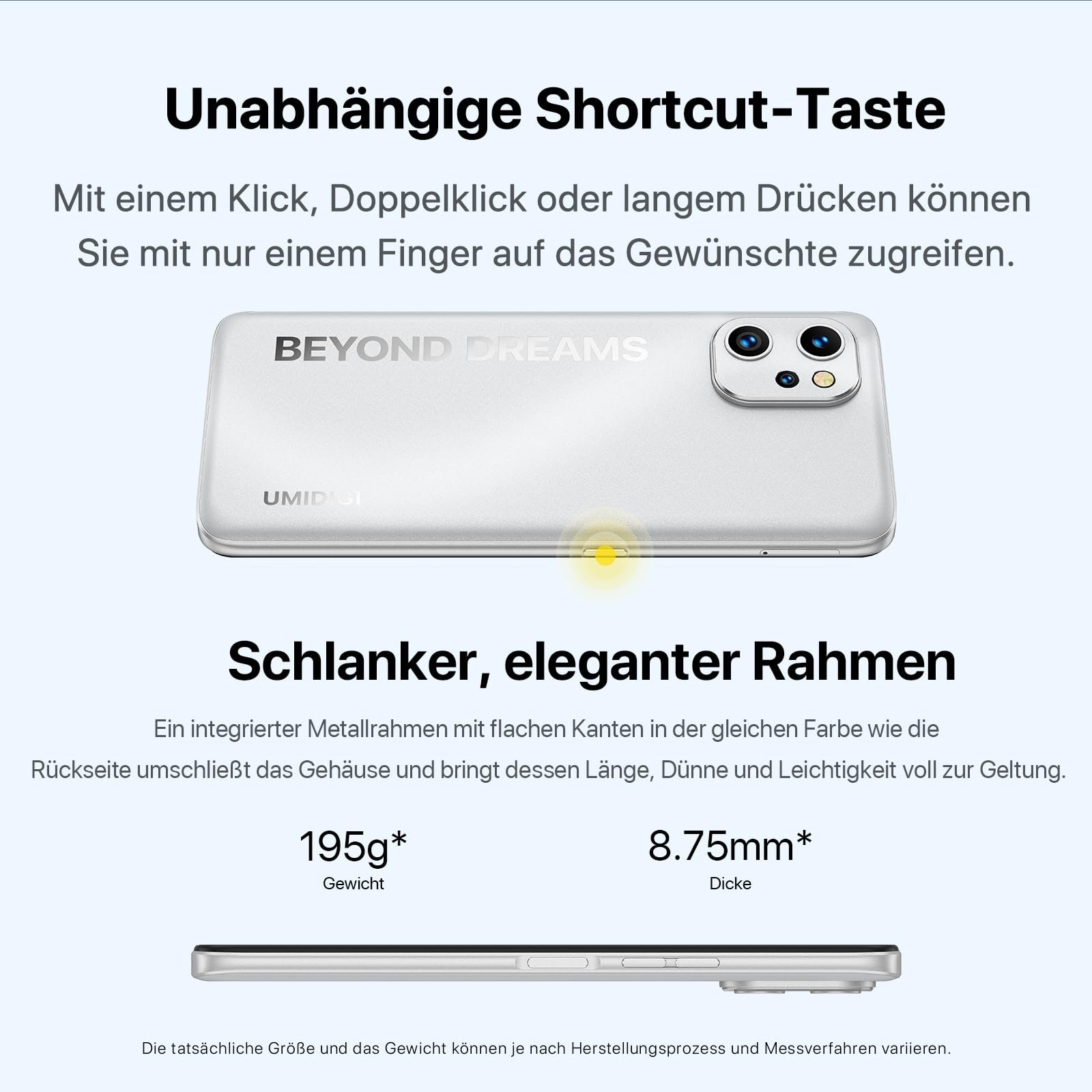 Смартфон UMIDIGI F3 8GB + 128GB FHD+ 6.78 дюймів 48MP AI Triple Camera 5150 мАг NFC Dual SIM, фото №6 Смартфон UMIDIGI F3 8GB + 128GB FHD+ 6.78 дюймів 48MP AI Triple Camera 5150 мАг NFC Dual SIM, фото №6