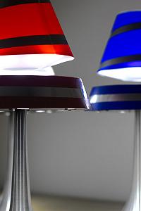 Настільна лампа INOALTBL з ефектом антигравітації Синя synthetic.ua - Фото 1