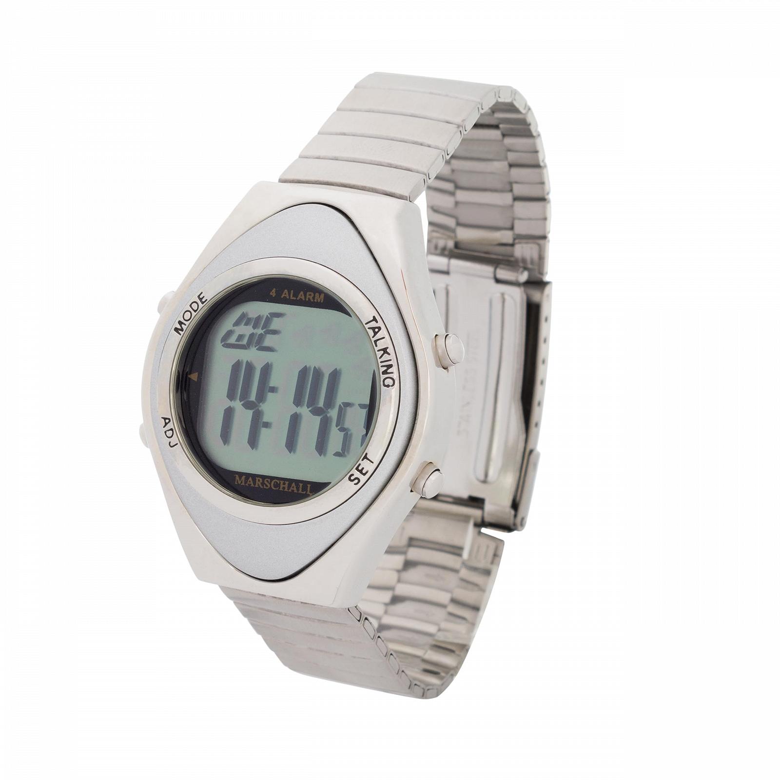Наручные часы Marschall Talking Unisex I 1106 Хронограф Серебро, фото №1