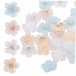 Аксессуары для ногтей объемные 3D, украшения для ногтей, акриловые аксессуары для ногтей, подвески для акриловых ногтей, украшения для ногтей, стразы для ногтей, драгоценности для дизайна ногтей, камни - Фото 1