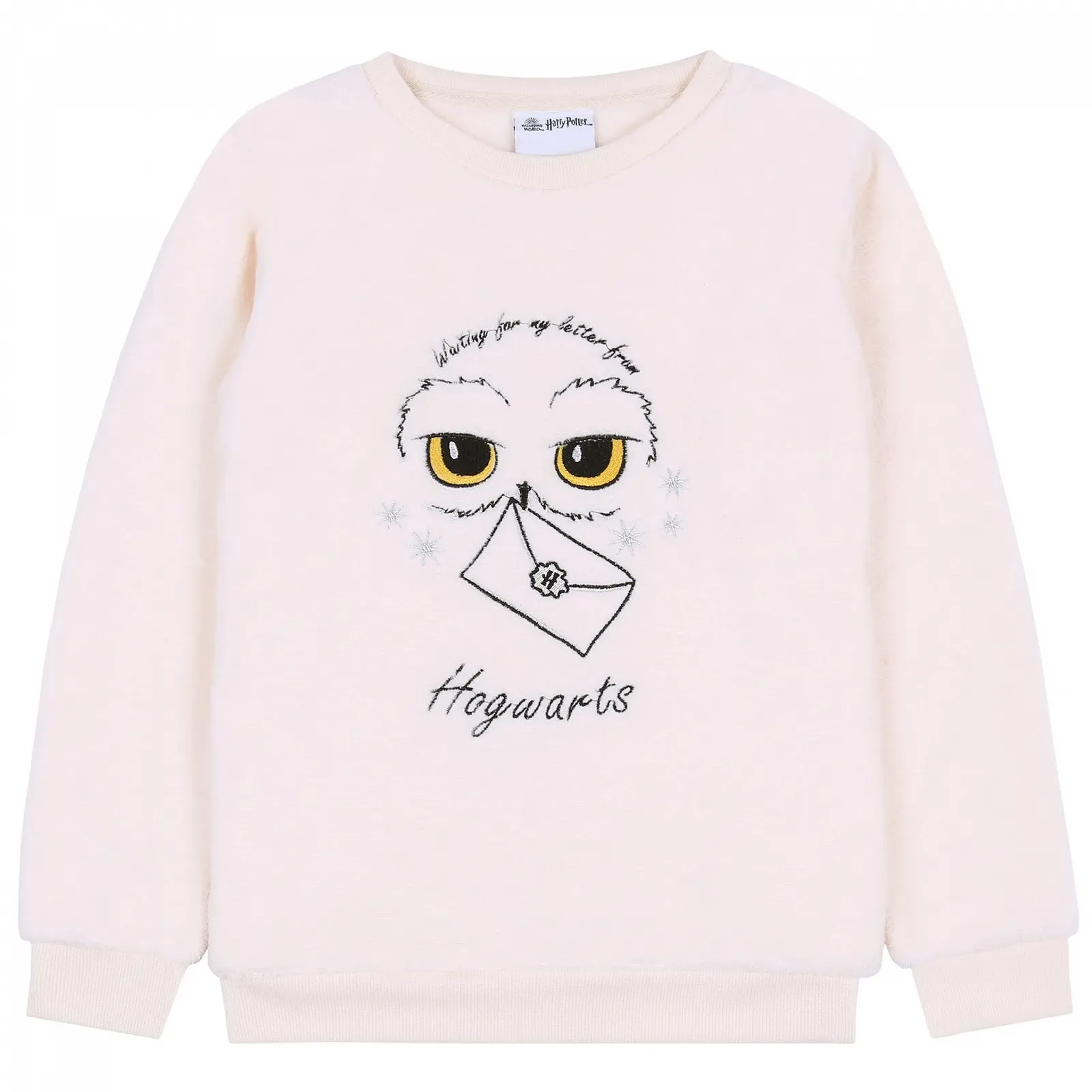 Флісовий Світшот Harry Potter для дівчат Ecru, фото №1