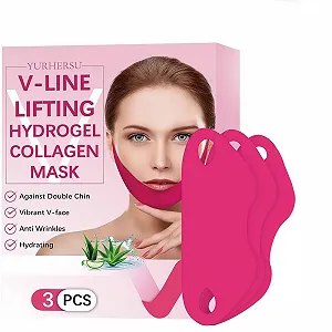 Маска Колагенова Для Підтяжки Обличчя V-Line, З Ретінолом, 3 шт - Фото 1