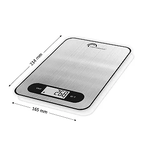 Кухонні ваги LITTLE BALANCE 8550 Slim Inox USB-R 5 кг Stainless Steel synthetic.ua - Фото 1