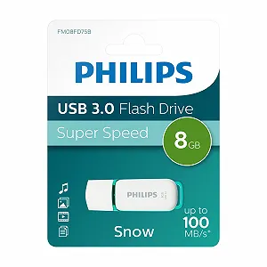 USB-флеш-накопичувач Philips Snow FM08FD75B/10 3.0 8GB 55MB/s White ціна на synthetic.ua - Фото 1 USB-флеш-накопичувач Philips Snow FM08FD75B/10 3.0 8GB 55MB/s White synthetic.ua - Фото 1