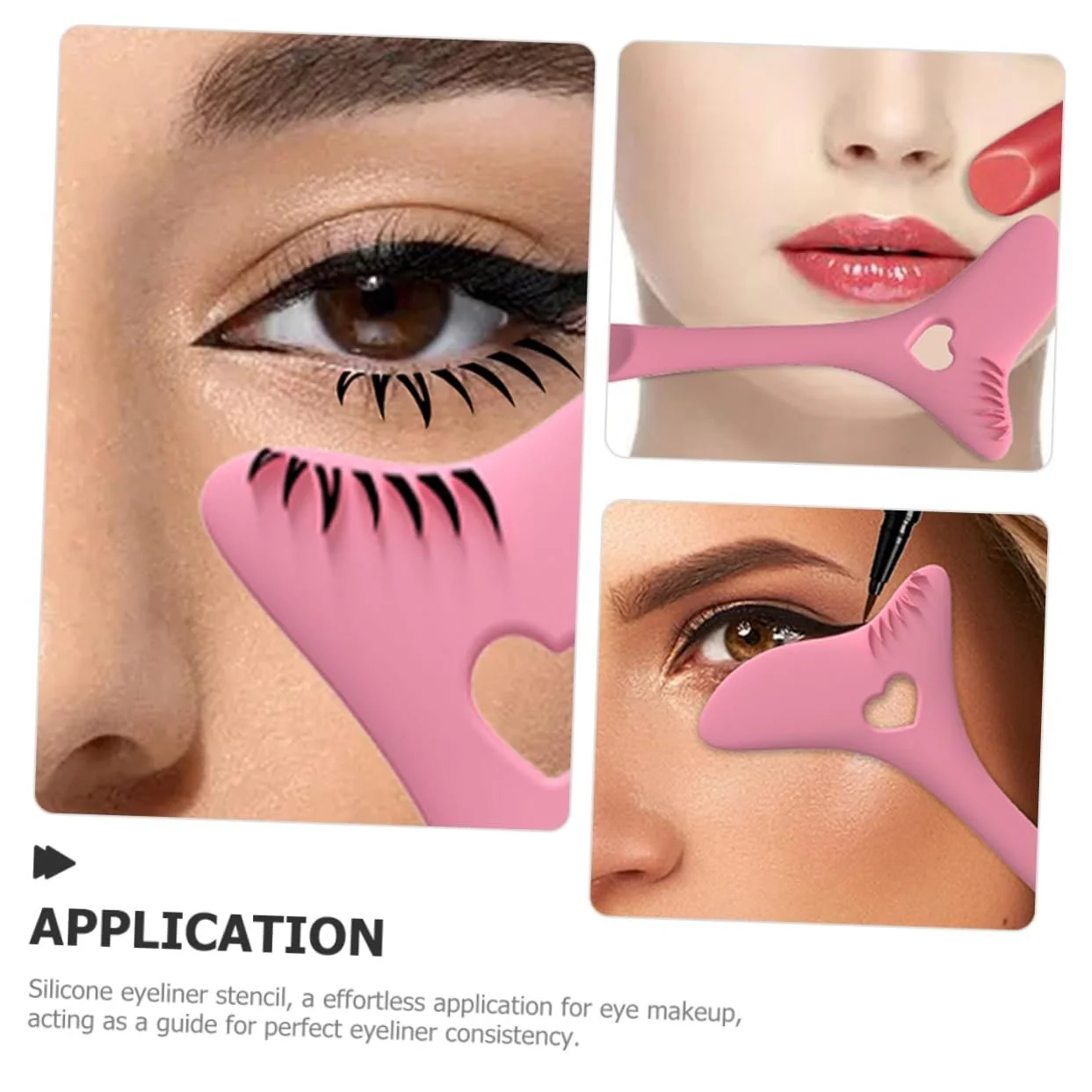 Трафарети для підводки очей Силіконові багаторазові, фото №4 Трафарети для підводки очей Силіконові багаторазові, фото №4
