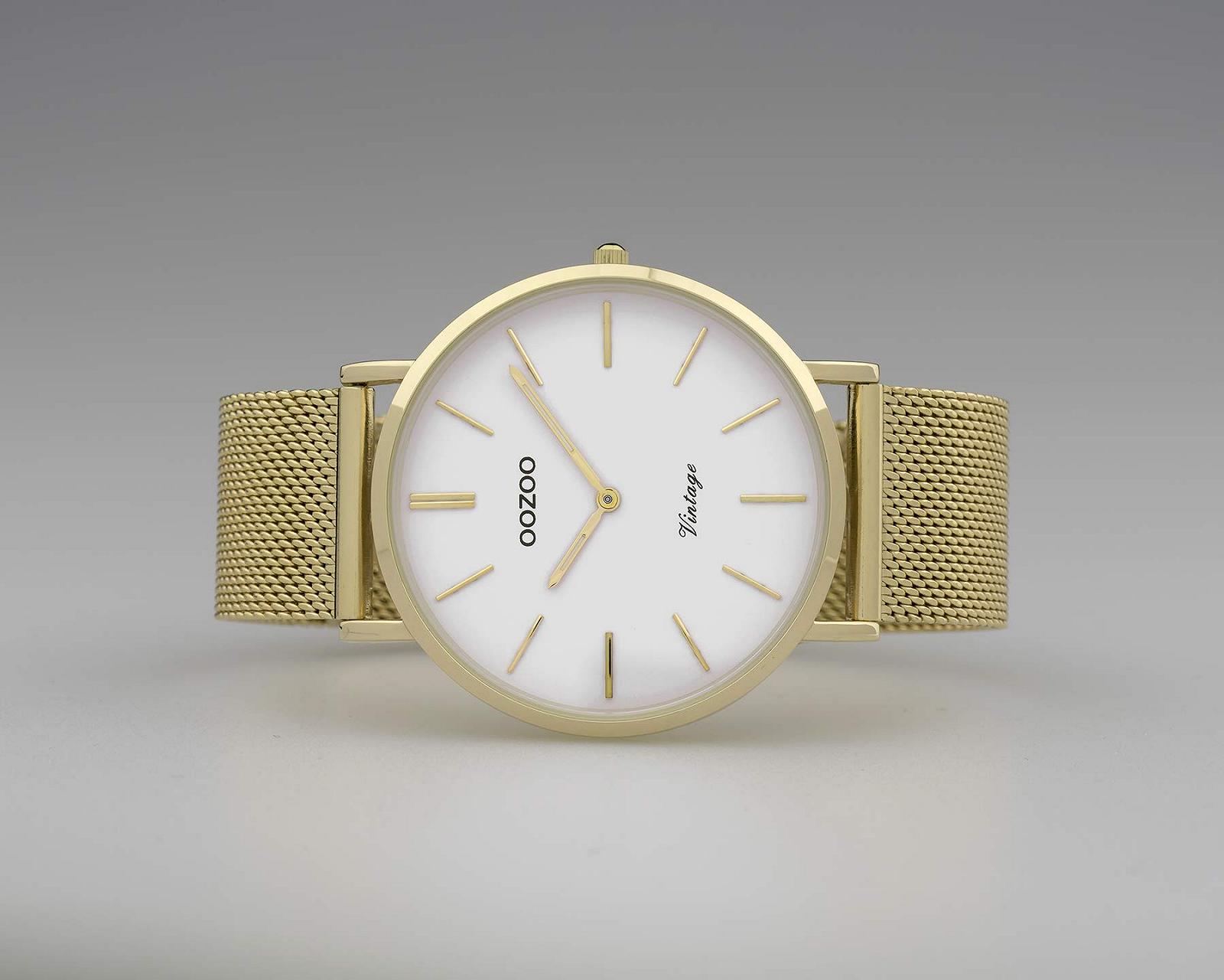 Часы Oozoo Vintage Унисекс с грубой сеткой из нержавеющей стали Миланский металлический ремешок различных размеров и покрытий 44 мм, фото №4 Часы Oozoo Vintage Унисекс с грубой сеткой из нержавеющей стали Миланский металлический ремешок различных размеров и покрытий 44 мм, фото №4