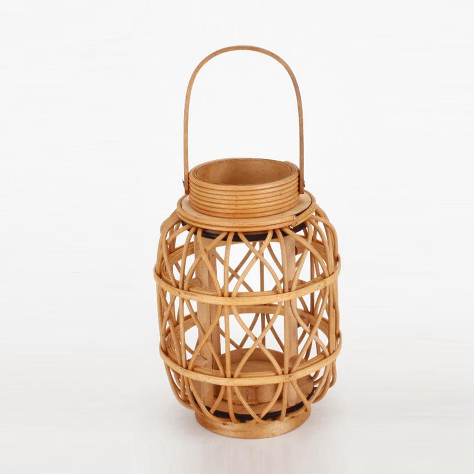 Підсвічник Baoblaze Rattan Декоративний плетений свічник для дому, фото №3