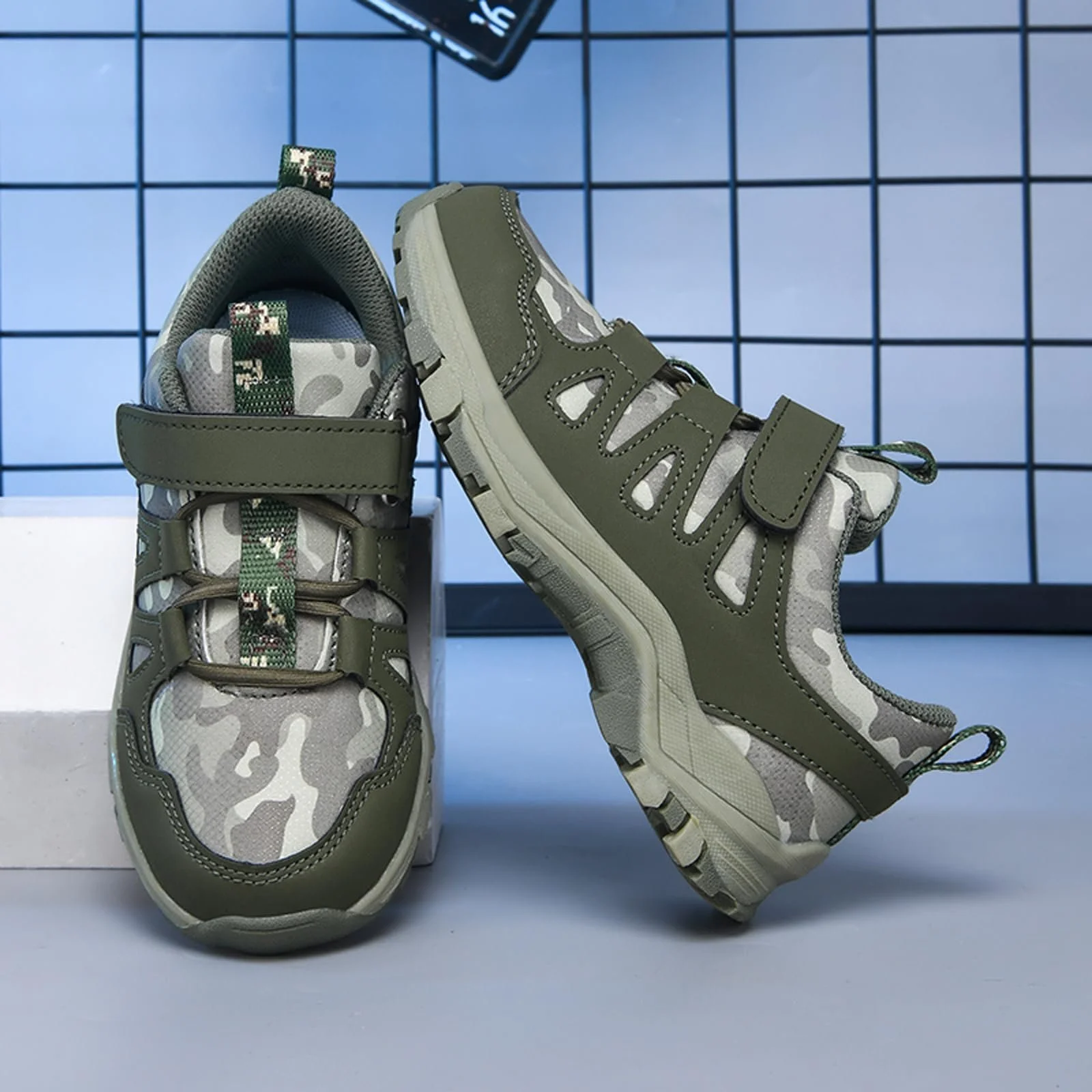 Детские Походные Ботинки для Мальчиков Водонепроницаемые Нескользящие Уличные Ботинки Кроссовки для Треккинга EU 30-39, фото №7