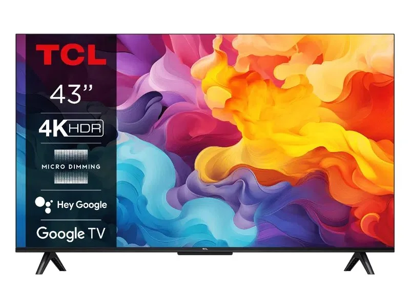 Телевизор 43" TCL 43V6B / 4K / 60 Гц / VA / Smart TV / Wi-Fi / Bluetooth / T2, фото №1 Телевизор 43" TCL 43V6B / 4K / 60 Гц / VA / Smart TV / Wi-Fi / Bluetooth / T2, фото №1