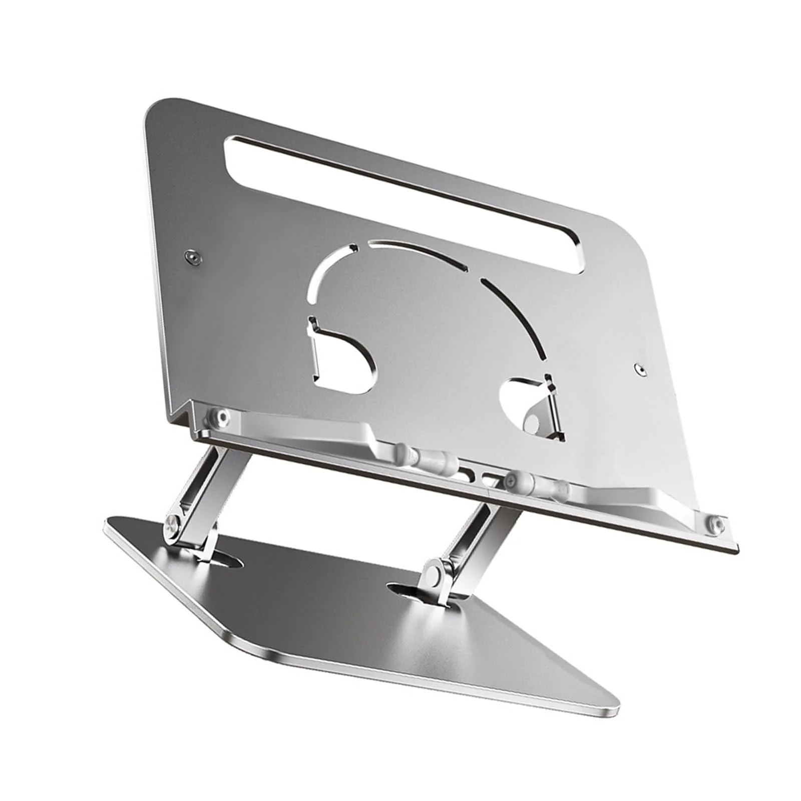 Подставка для ноутбука Алюминиевая Серебристый, 10-17 дюймов, фото №1