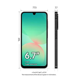 Смартфон Samsung Galaxy A26 5G Dual SIM 256GB 8GB RAM Black synthetic.ua - Фото 1
