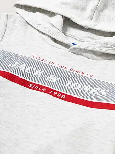 Толстовка JACK & JONES Jjalex Sweat Hood Jnr synthetic.ua - Фото 1