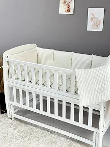 Комплект постільної білизни для новонародженого Молочний - Фото 1