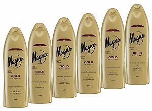 Гель для душу Magno Gold Exclusive 550 мл (набір з 6 шт.) - Фото 1