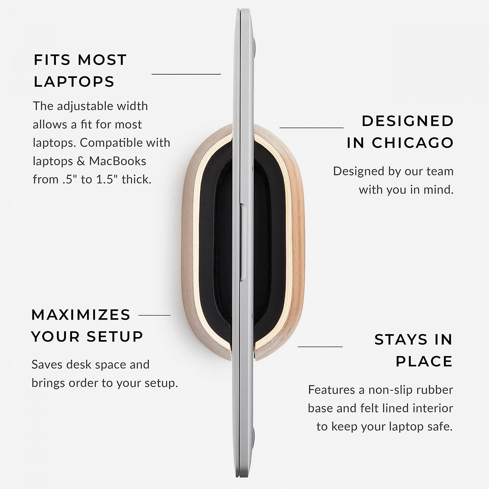 Тримач для ноутбука HumanCentric Вертикальна підставка для ноутбука, фото №5