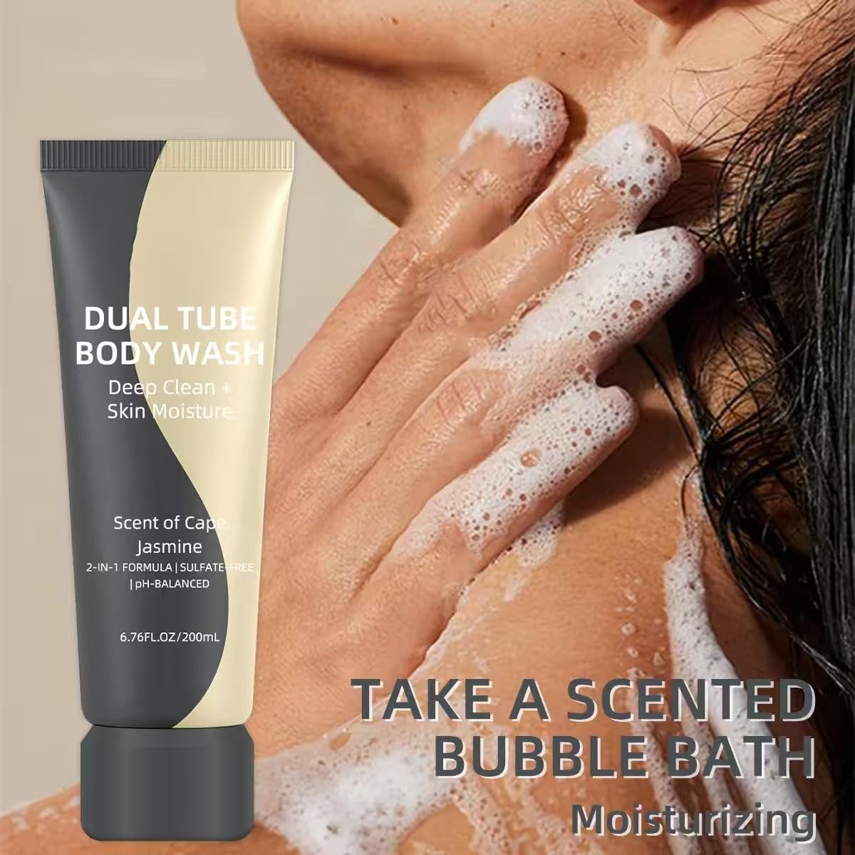 Гель для душу Aroma Hydrate з амінокислотами в подвійній тубі зволожуючий, фото №7