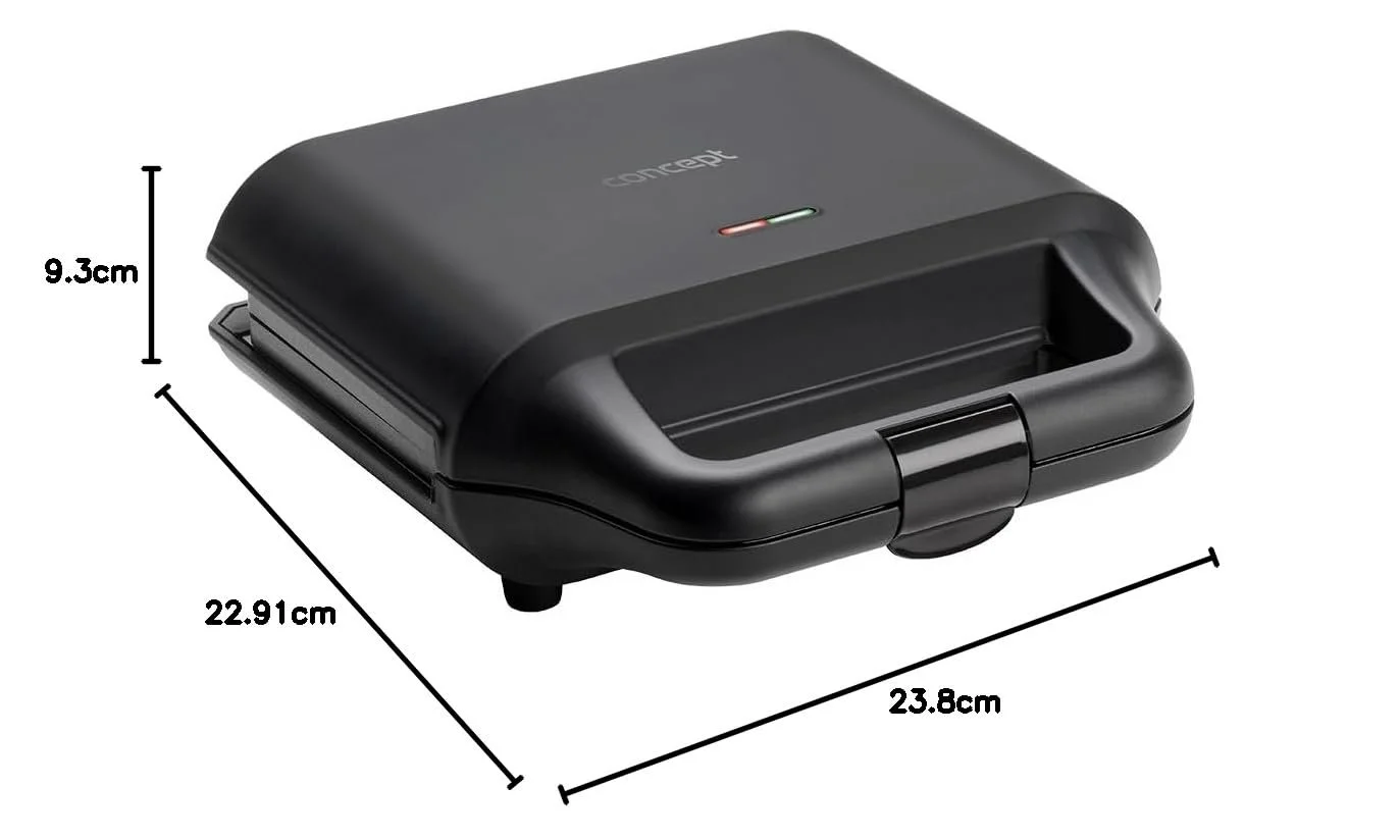 Сендвічниця Concept SV3055 4в1 700 Вт Чорний, фото №8