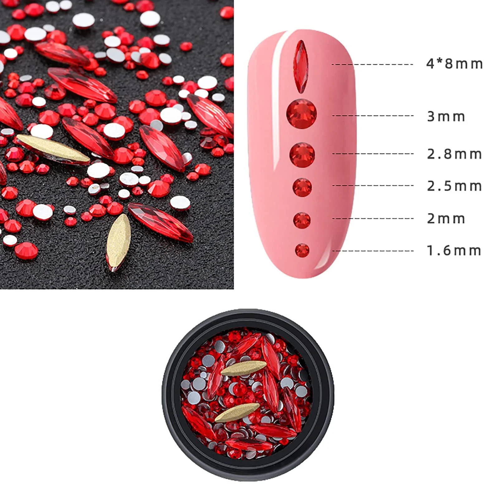 Глазур 1 Коробка Червоний 9 Шт, фото №2