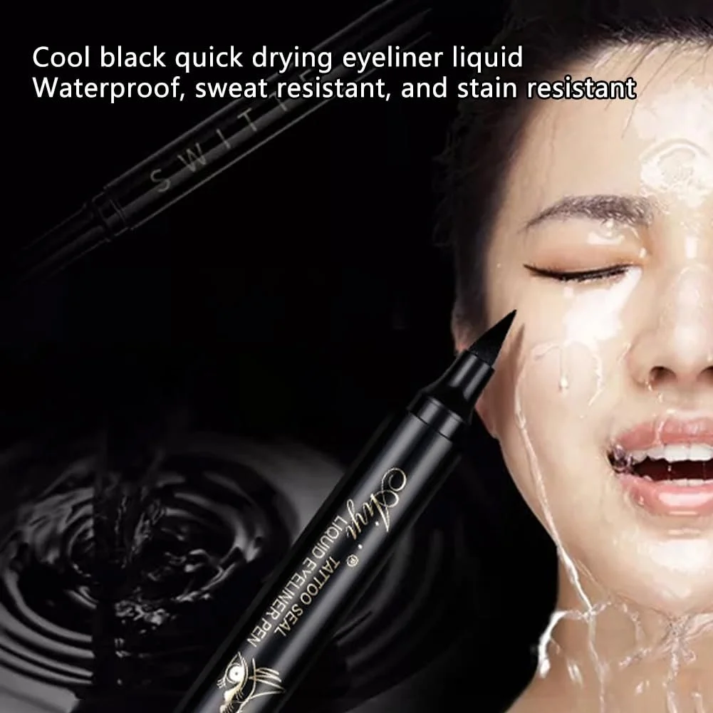 Фломастер-підводка 2 в 1 Чорний Подвійний, фото №5 Фломастер-підводка 2 в 1 Чорний Подвійний, фото №5