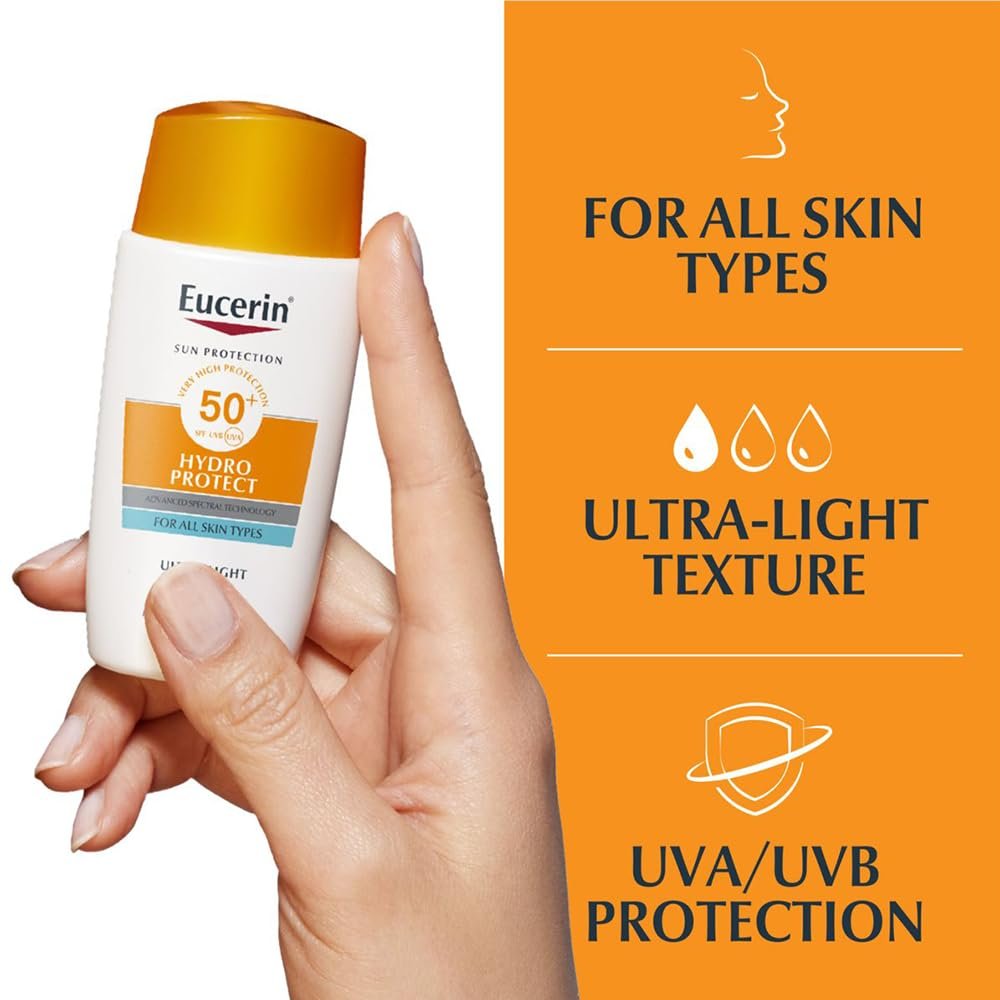 Сонцезахисний флюїд Eucerin Sun Hydro Protect Ultralight ультралегкий SPF 50+, фото №3