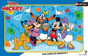 Пазл-рамка Nathan Disney Mickey Mouse Friends 15 элементов 86146 - Фото 1