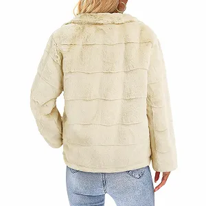 Женское зимнее короткое пальто Teddy Parka synthetic.ua - Фото 1