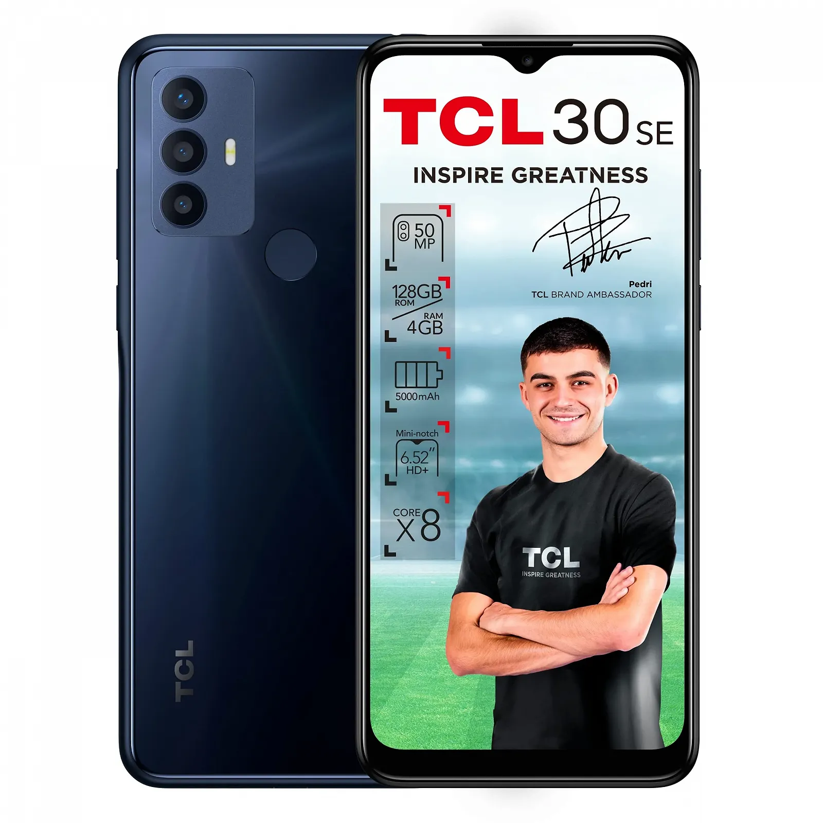 Смартфон TCL 30SE 4 ГБ RAM 128 ГБ Dual SIM Atlantic Blue, фото №1
