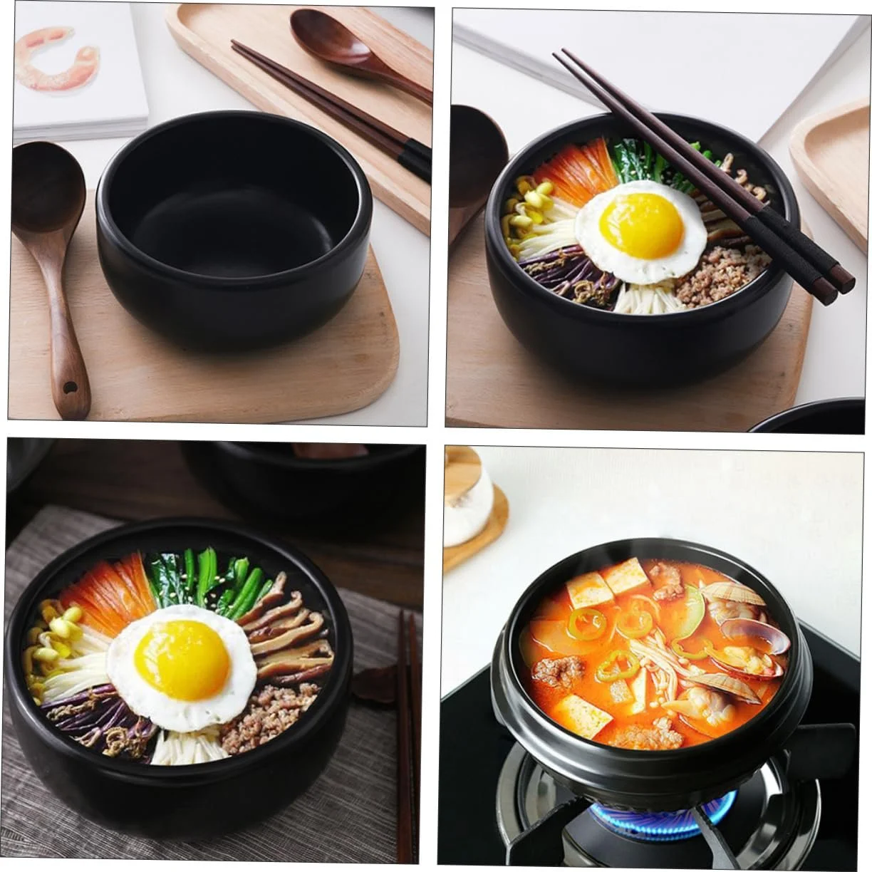 Кастрюля VALICLUD керамическая 1 шт. термостойкая с вентиляционными отверстиями, фото №6